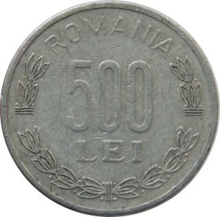 Rumunsko 500 Lei 2000