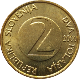 Slovinsko 2 Tolarja 2000