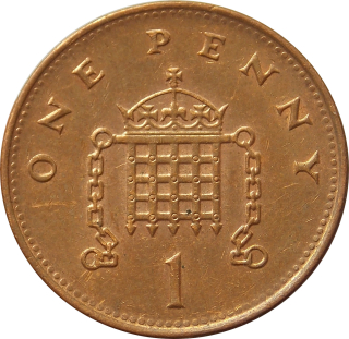 Anglicko 1 Penny 1997