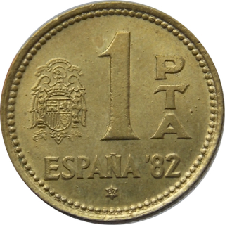 Španielsko 1 Peseta 1980