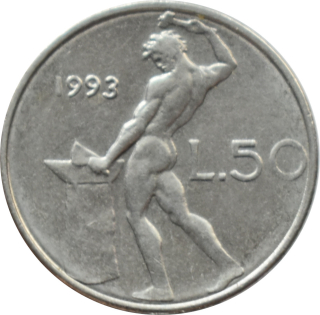 Taliansko 50 Lír 1993