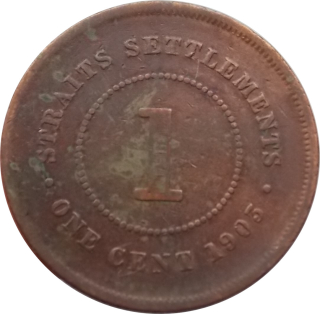 Straits Settlements 1 Cent 1903