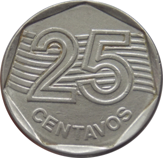 Brazília 25 Centavos 1994