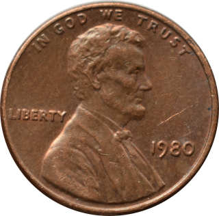 Spojené štáty 1 Cent 1980