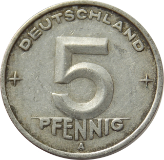 DDR 5 Pfennig 1949 A