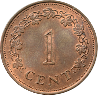 Malta 1 Cent 1977