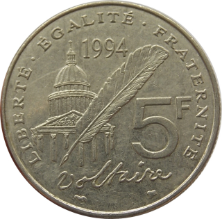 Francúzsko 5 Francs 1994