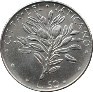 Vatikán 50 Lira 1976