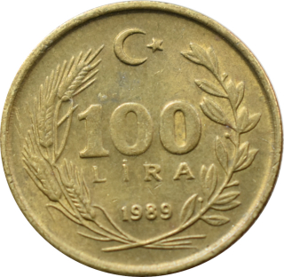 Turecko 100 Lira 1989