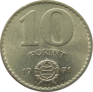 Maďarsko 10 Forint 1971