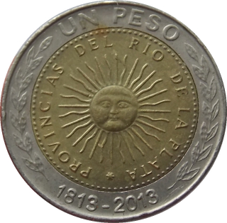 Argentína 1 Peso 2013