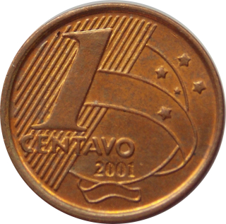 Brazília 1 Centavo 2001