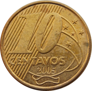 Brazília 10 Centavos 2005
