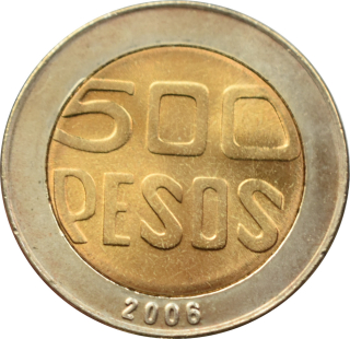 Kolumbia 500 Pesos 2006