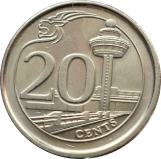 Singapur 20 Cents 2013