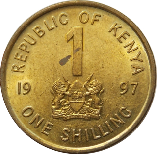 Keňa 1 Shilling 1997