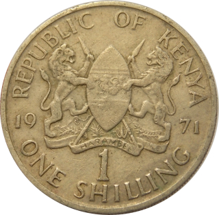 Keňa 1 Shilling 1971