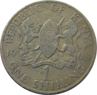 Keňa 1 Shilling 1968