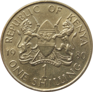 Keňa 1 Shilling 1980