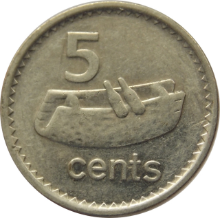 Fidži 5 Cents 2010