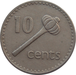 Fidži 10 Cents 1985