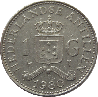 Holandské Antily 1 Gulden 1980