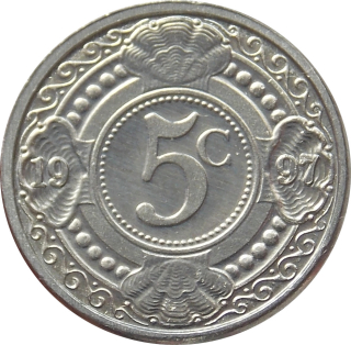 Holandské Antily 5 Cents 1997