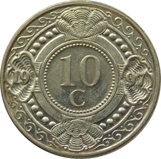 Holandské Antily 10 Cents 1997