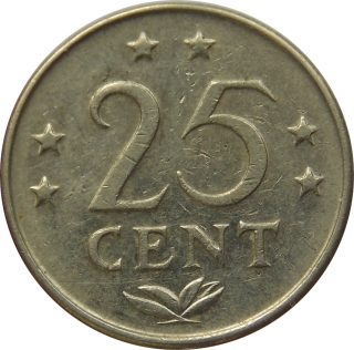 Holandské Antily 25 Cents 1971
