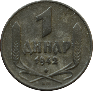 Srbsko 1 Dinar 1942
