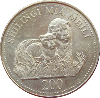 Tanzánia 200 Shilling 1998