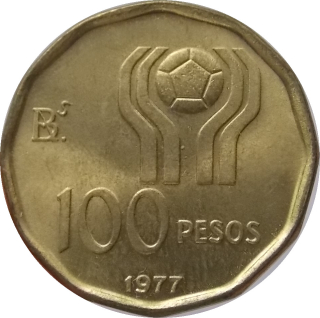 Argentína 100 Pesos 1977