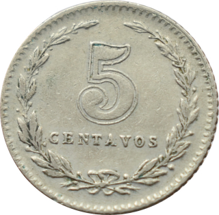 Argentína 5 Centavos 1941