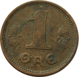 Dánsko 1 Ore 1915
