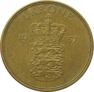 Dánsko 1 Krone 1957