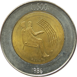San Maríno 500 Lira 1986