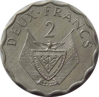 Rwanda 2 Francs 1970 FAO