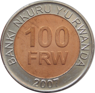 Rwanda 100 Francs 2007