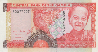 Gambia 5 Dalasis 2006-13