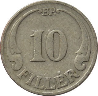 Maďarsko 10 Fillér 1927 