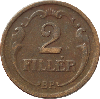 Maďarsko 2 Fillér 1940