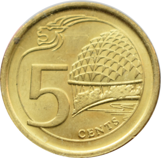 Singapur 5 Cents 2015