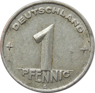 DDR 1 Pfennig 1949 A