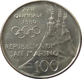 San Maríno 100 Lira 1980