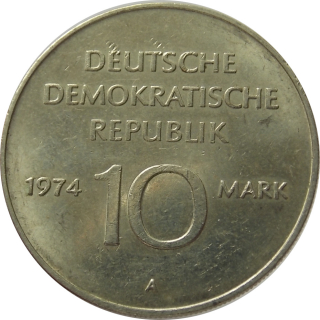 DDR 10 Mark 1974 A