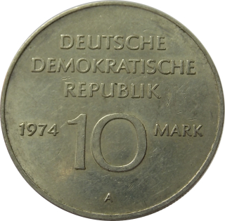 DDR 10 Mark 1974 A