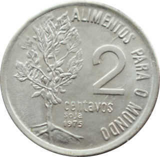 Brazília 2 Centavos 1975 FAO