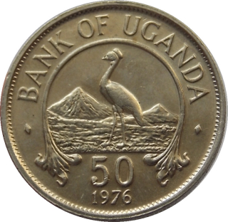 Uganda 50 Cents 1976