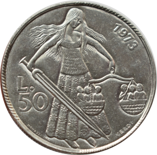 San Maríno 50 Lira 1973