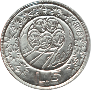 San Maríno 5 Lira 1973